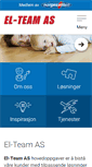 Mobile Screenshot of elteam.no